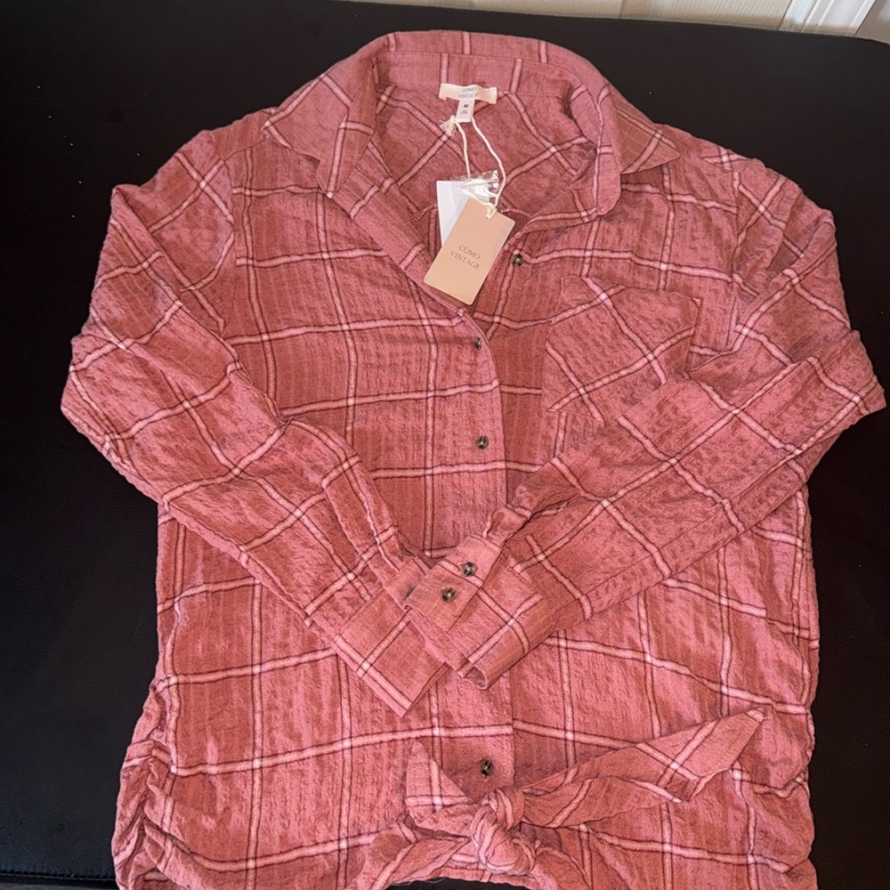 NWT Como Vintage flannel pink (m)
